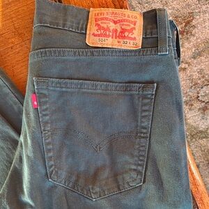 Levi's 514 Straight Fit Jeans in Dark Green
